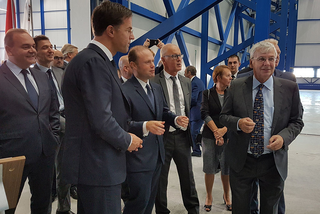 OfficiÃ«le opening nieuw hangarcomplex Malta